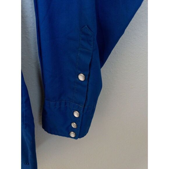 Vintage 1980’s Maico Modos Pearl Snap Shirt Made In USA San Francisco 16/34 - Picture 6 of 11